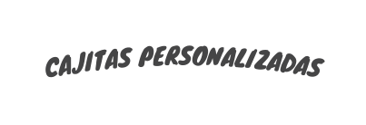 cajitas personalizadas